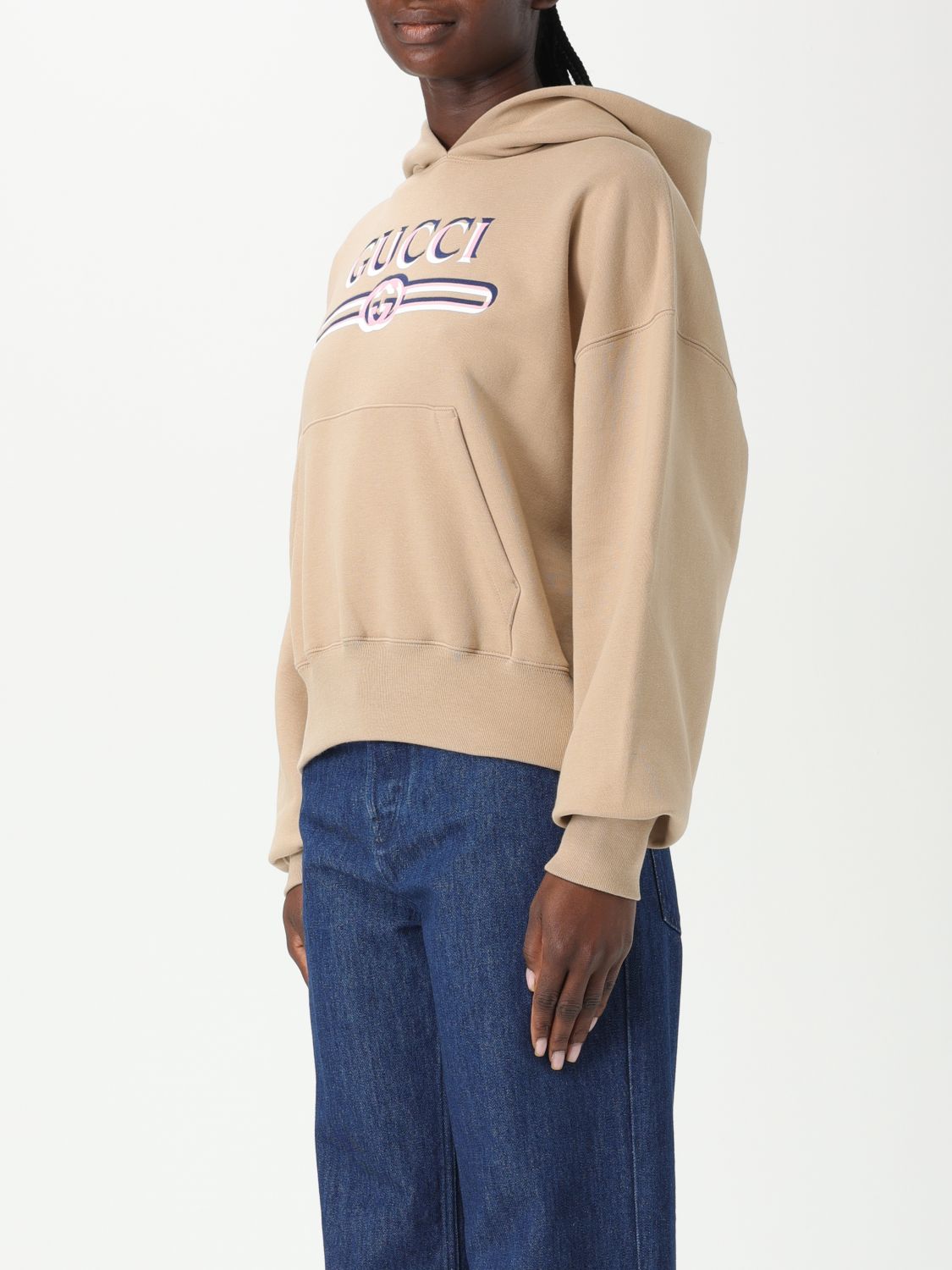 Gucci Sweatshirt Woman Beige