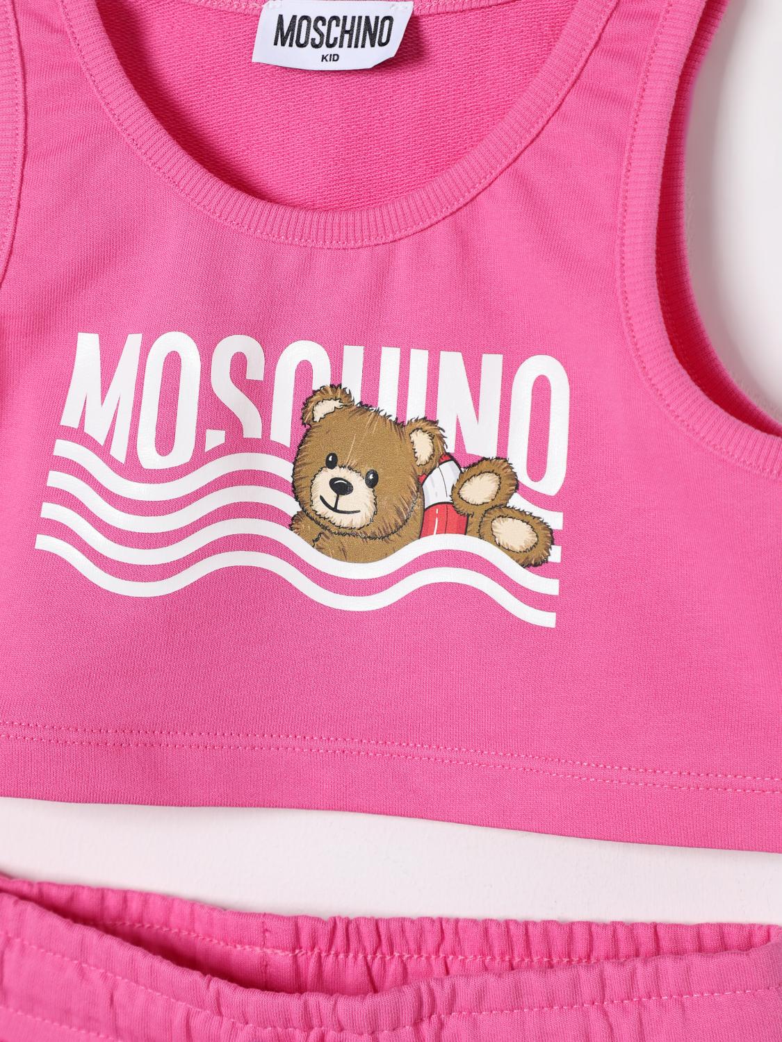 Moschino Co Ords Kids Pink