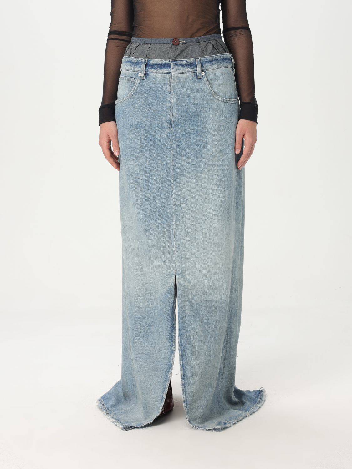 Maison Margiela Skirt Woman Blue