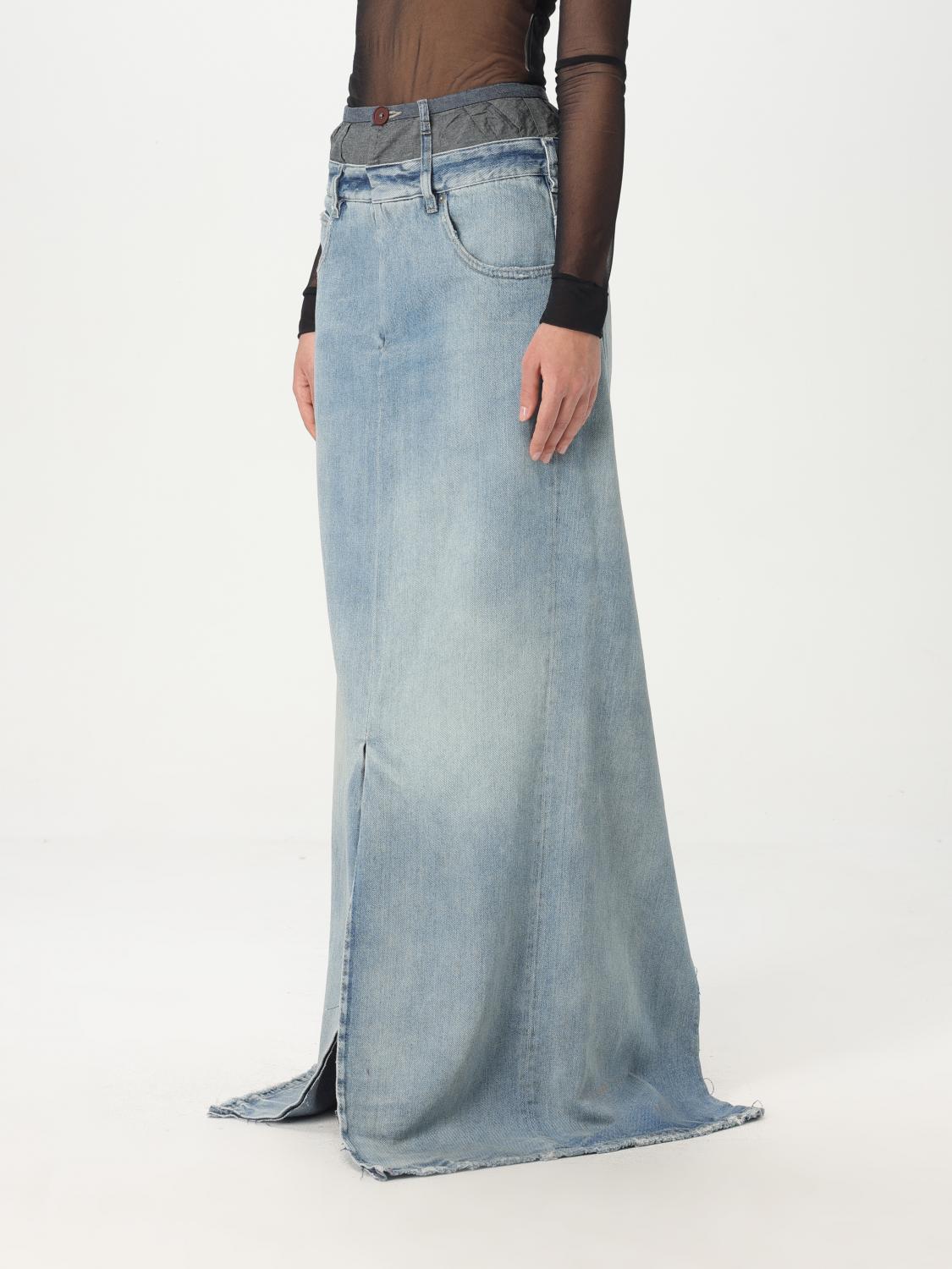 Maison Margiela Skirt Woman Blue