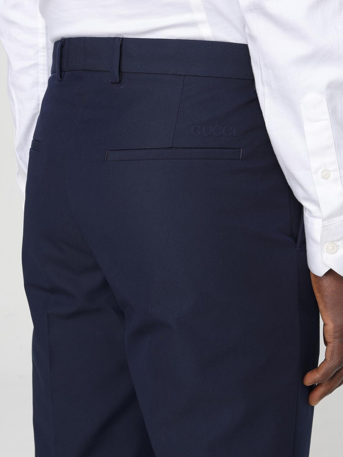 Gucci Pants Men Blue