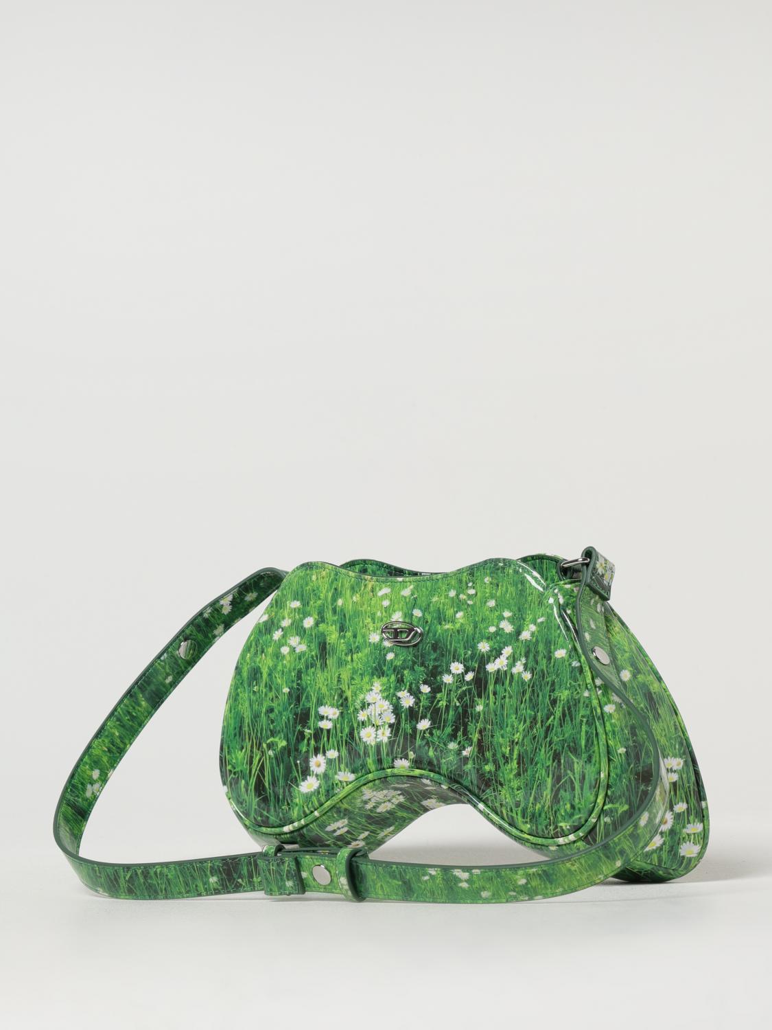 Diesel Shoulder Bag Woman Green