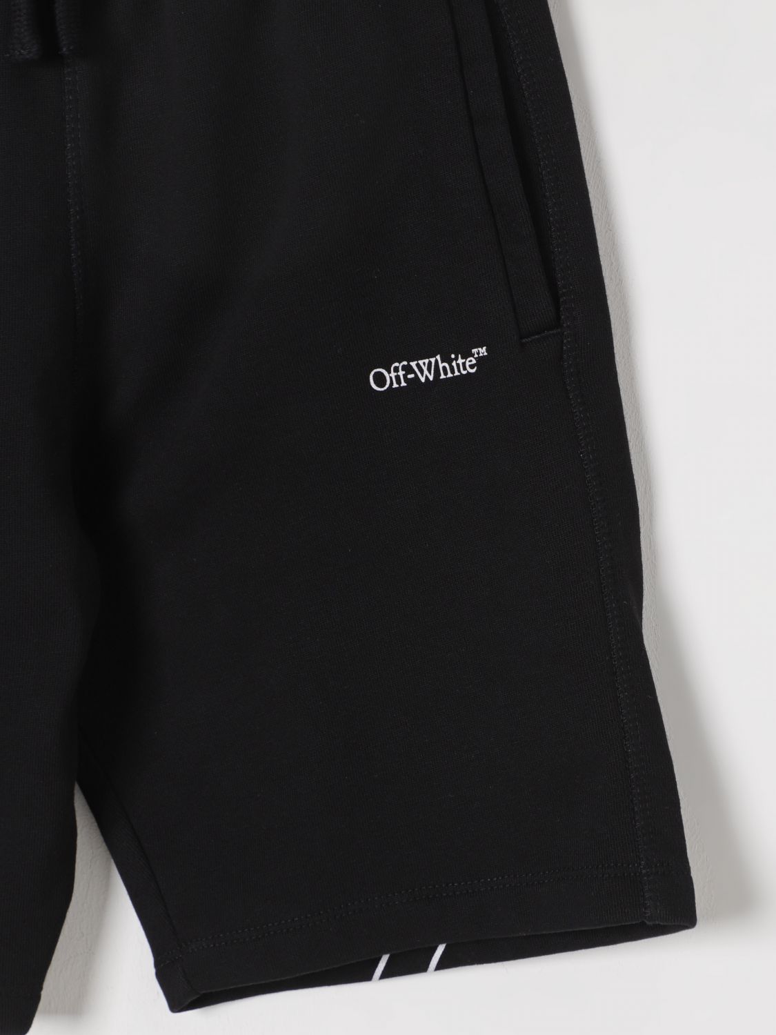 Off White Kids Shorts Kids Black