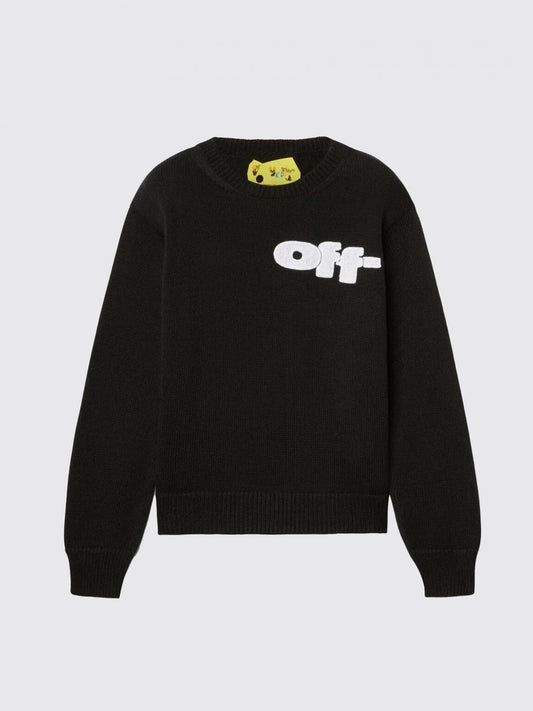 Off White Kids Sweater Kids Black