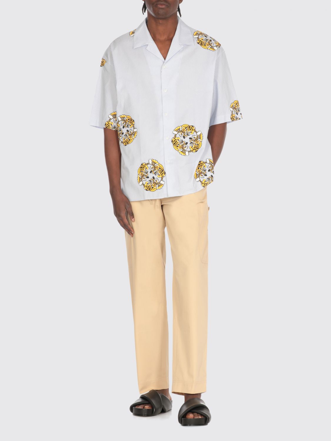 Kenzo Pants Men Beige
