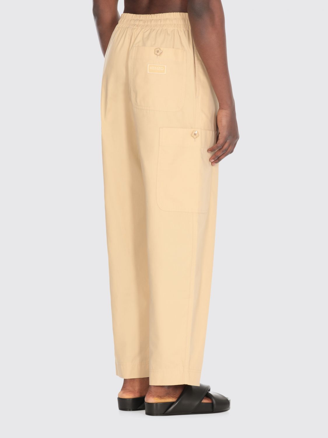 Kenzo Pants Men Beige