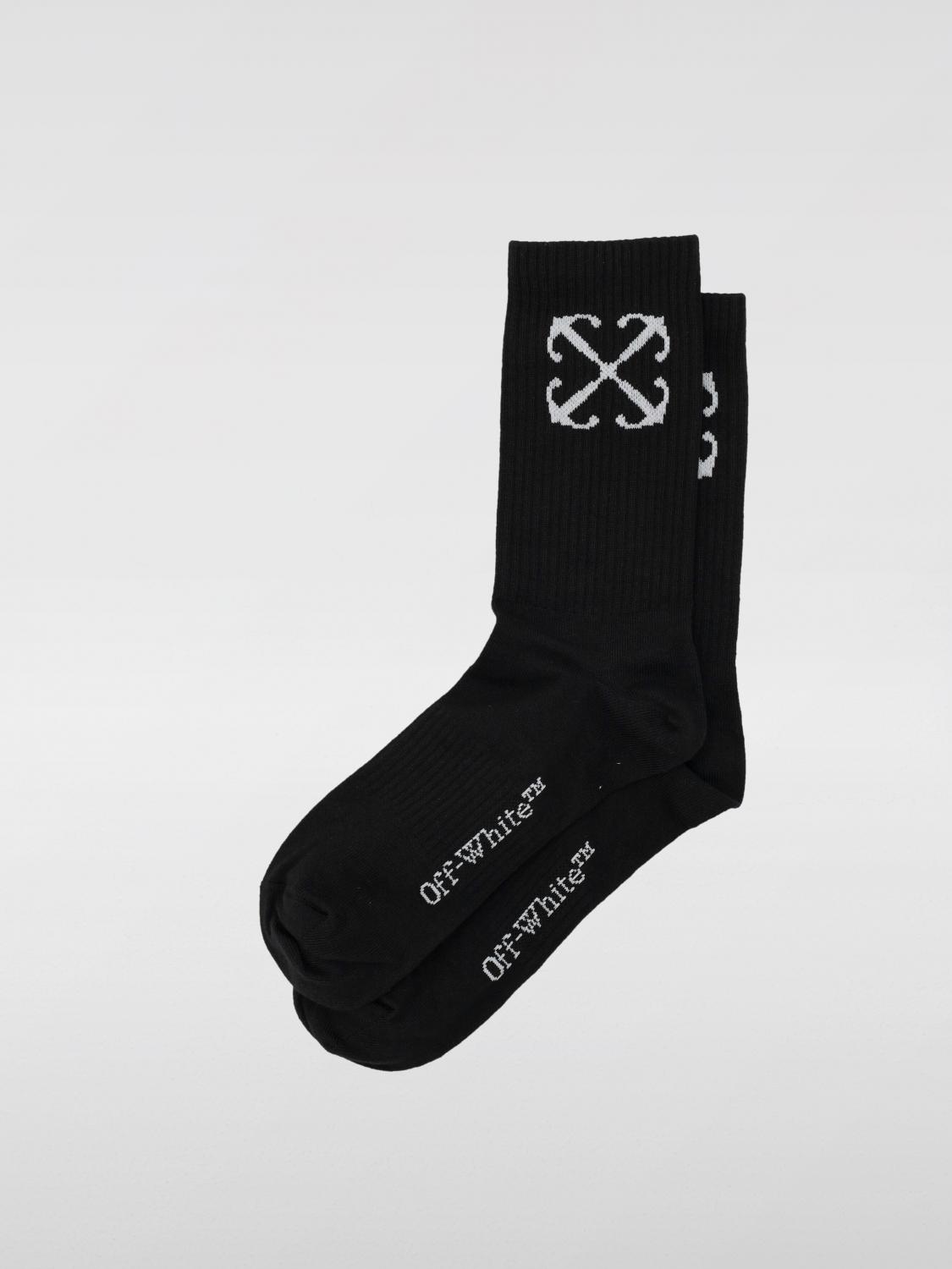 Off White Socks Men Black