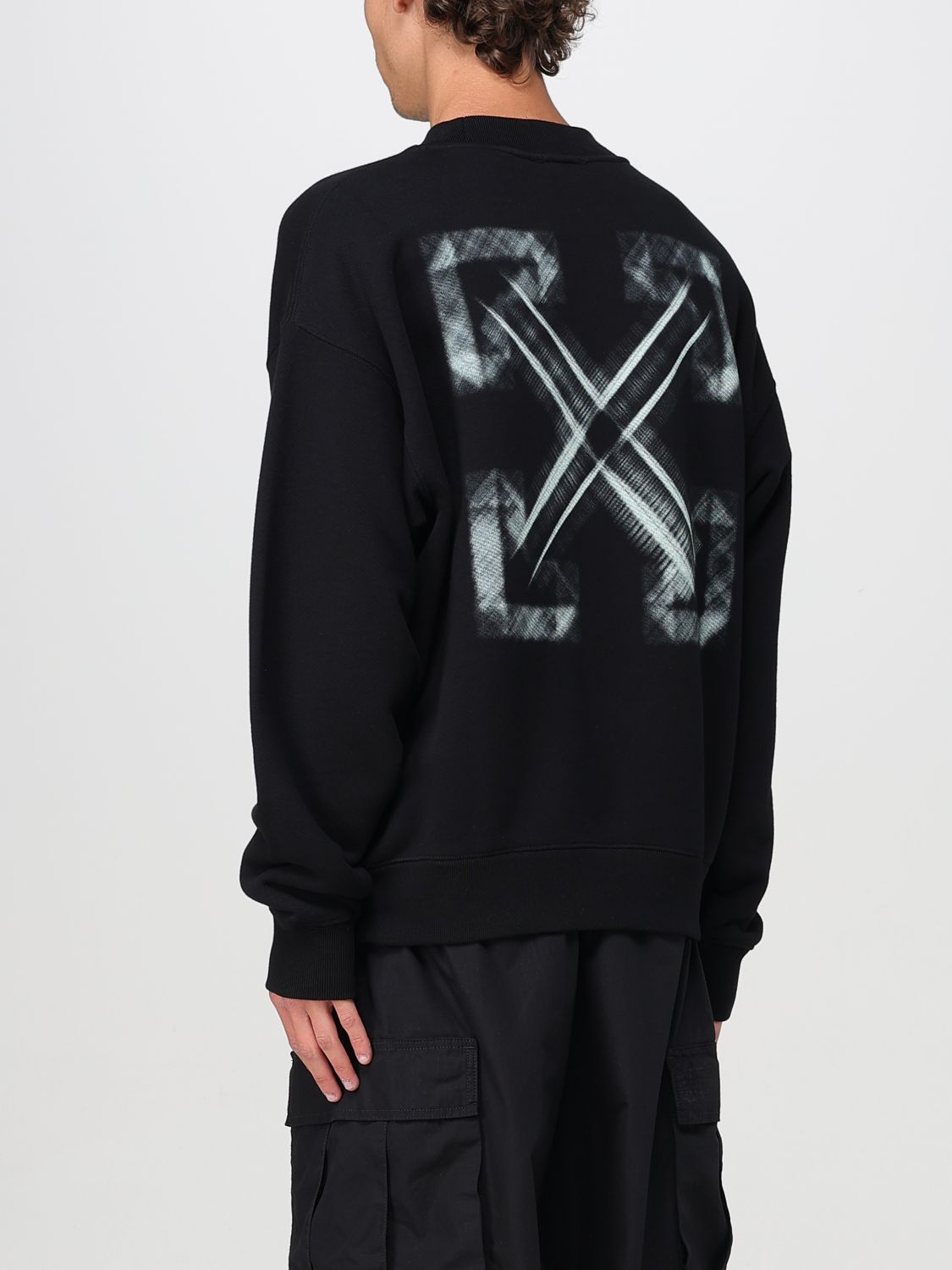 Off White Sweatshirt Men Black