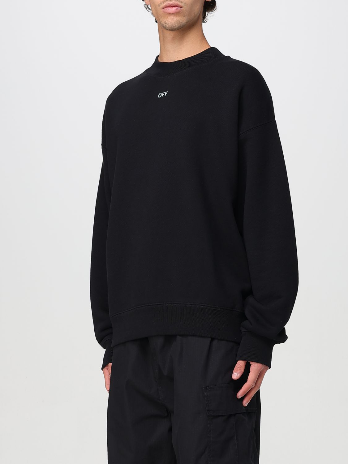 Off White Sweatshirt Men Black