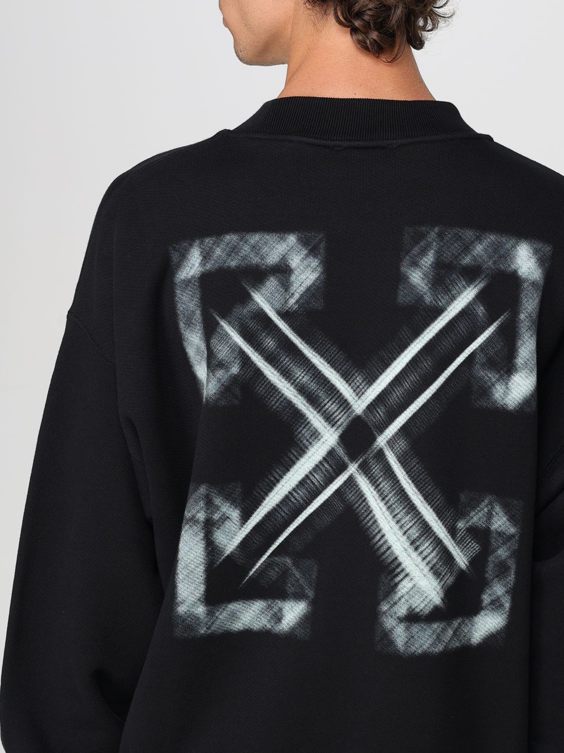 Off White Sweatshirt Men Black