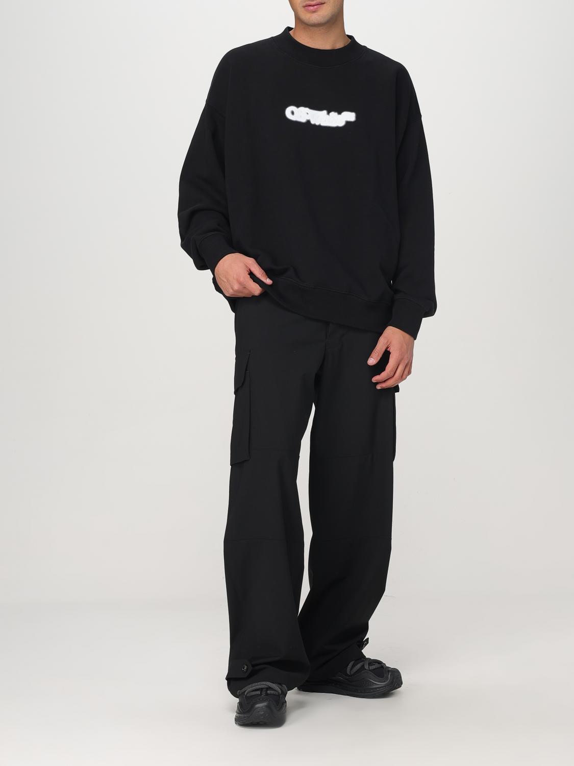 Off White Sweatshirt Men Black