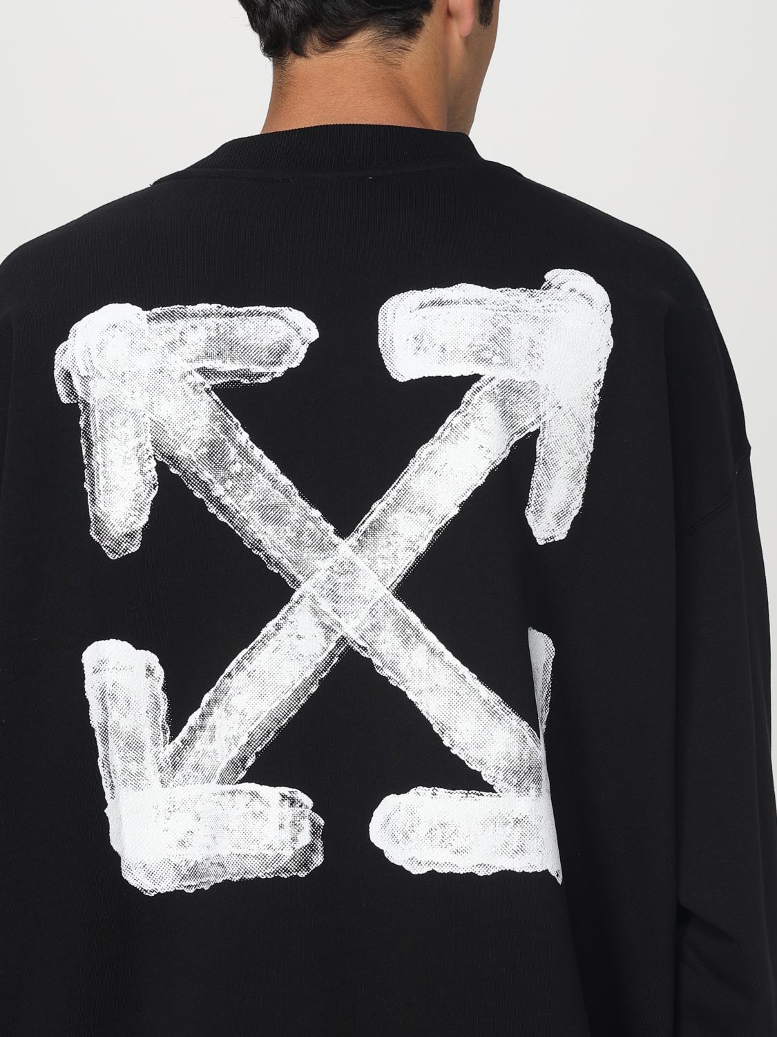 Off White Sweatshirt Men Black
