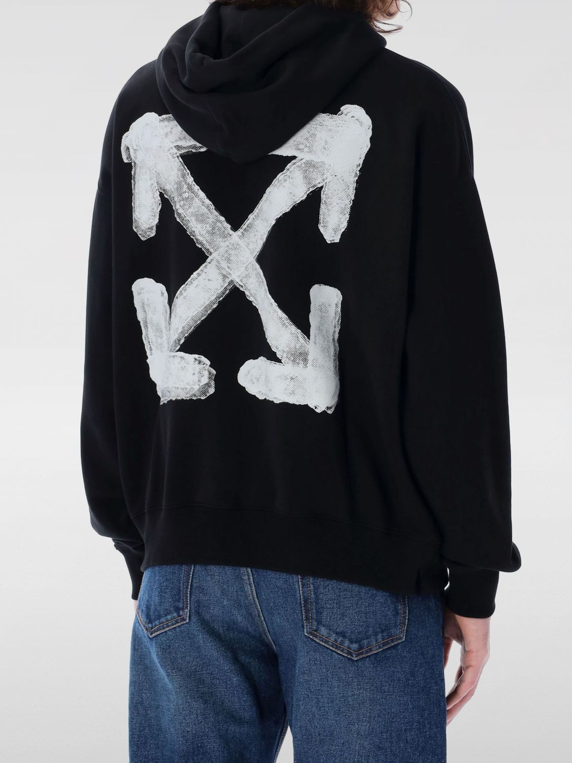 Off White Sweatshirt Men Black