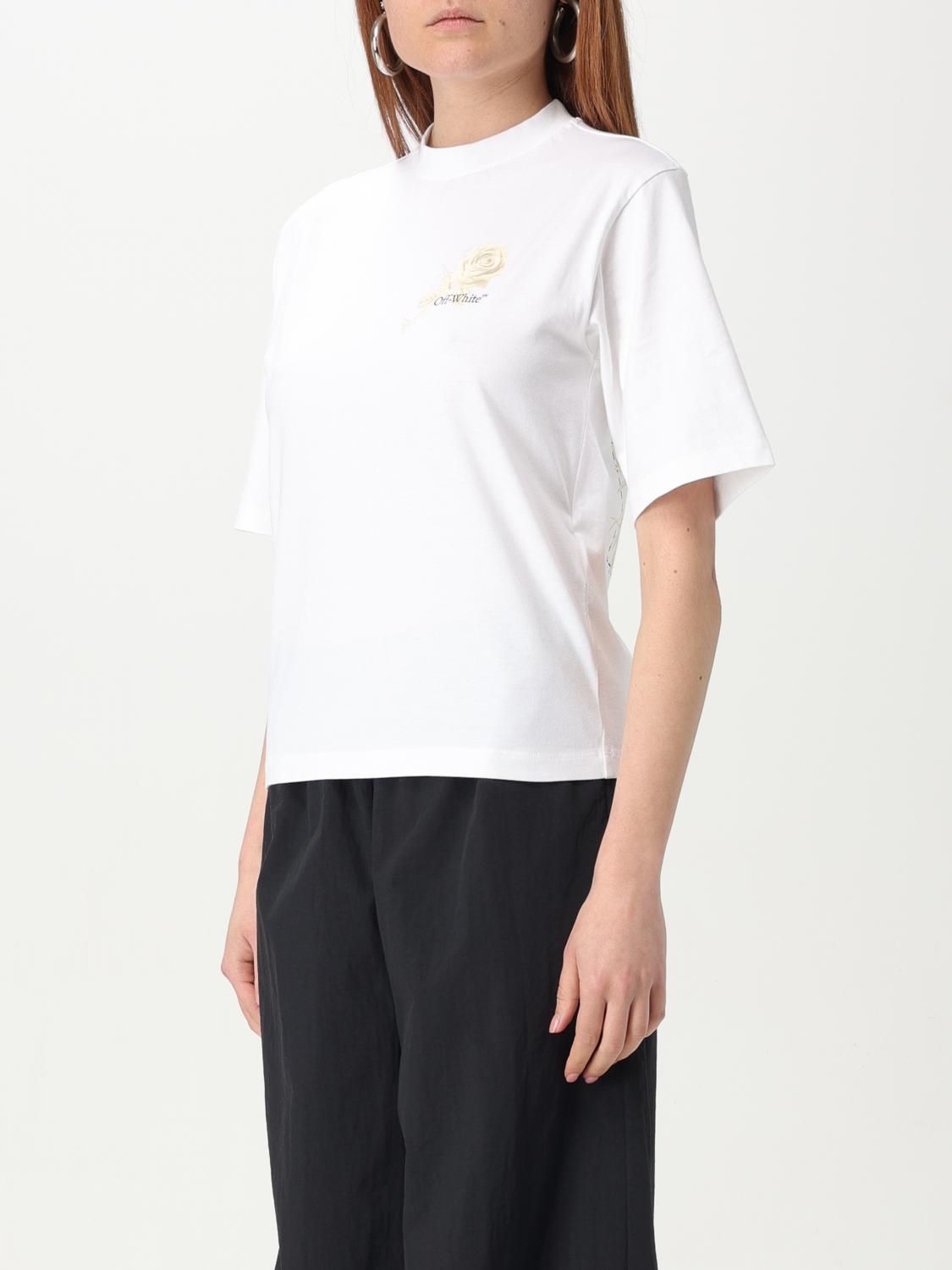 Off White T Shirt Woman White