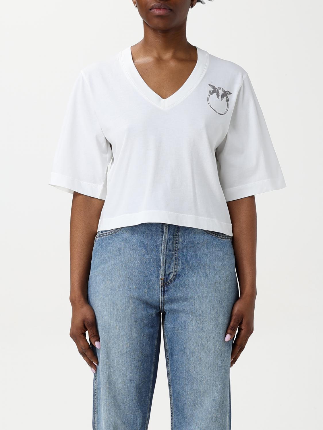 Pinko T Shirt Woman Grey