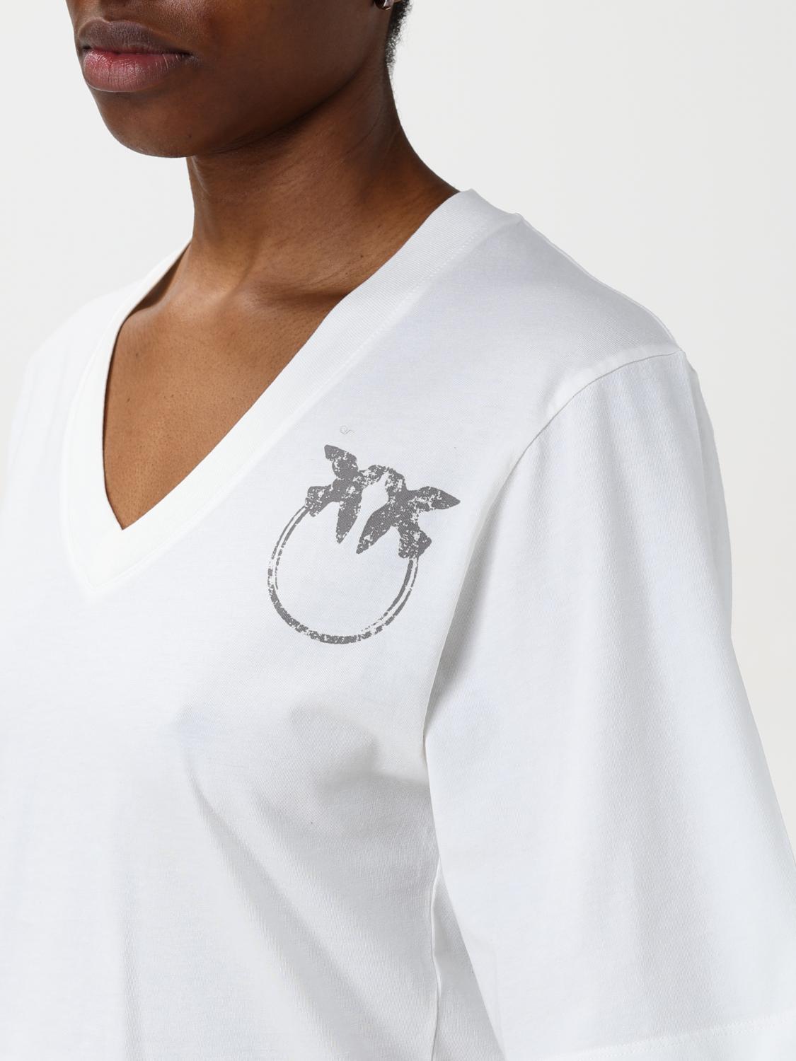 Pinko T Shirt Woman Grey