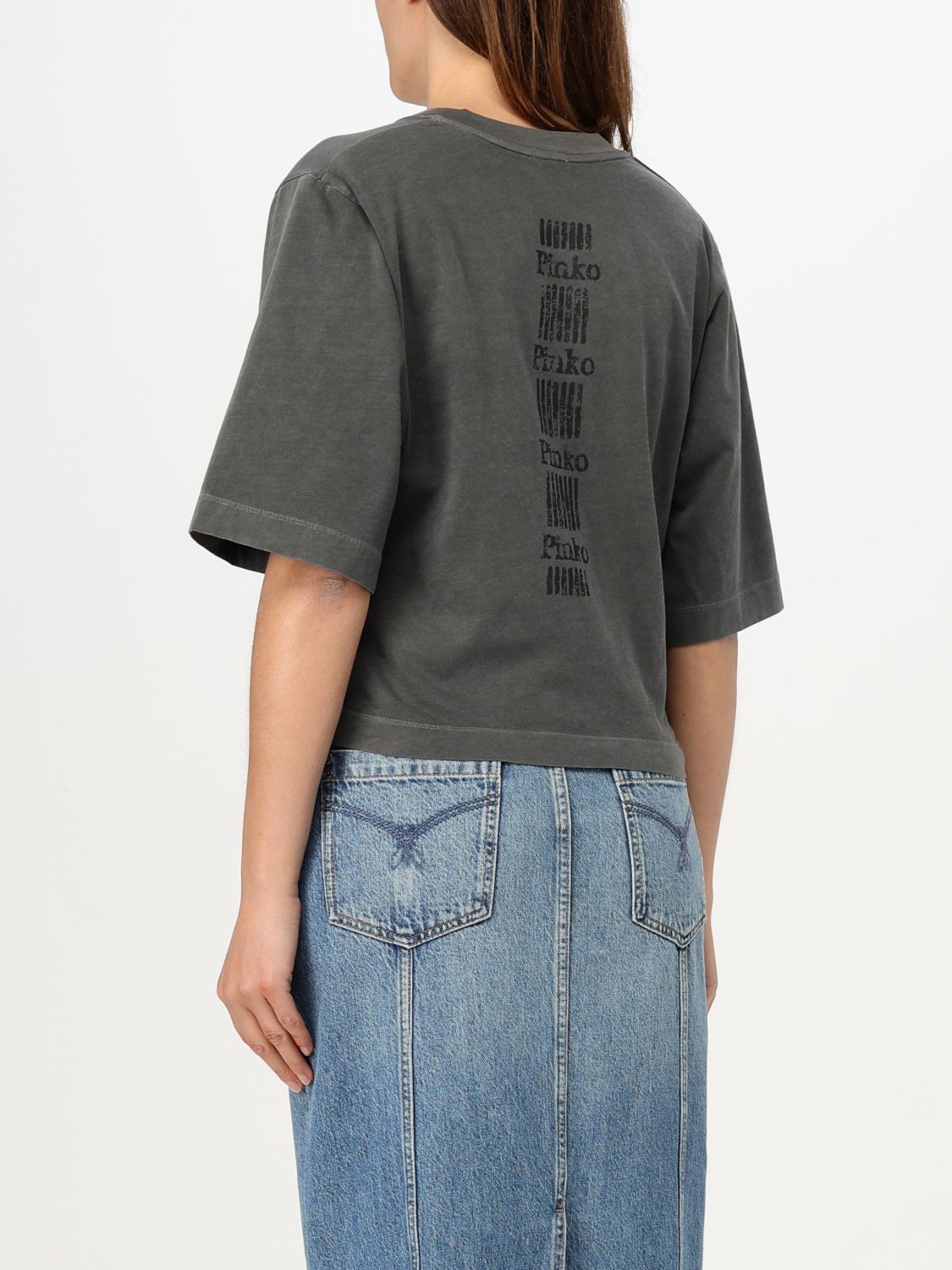 Pinko T Shirt Woman Grey