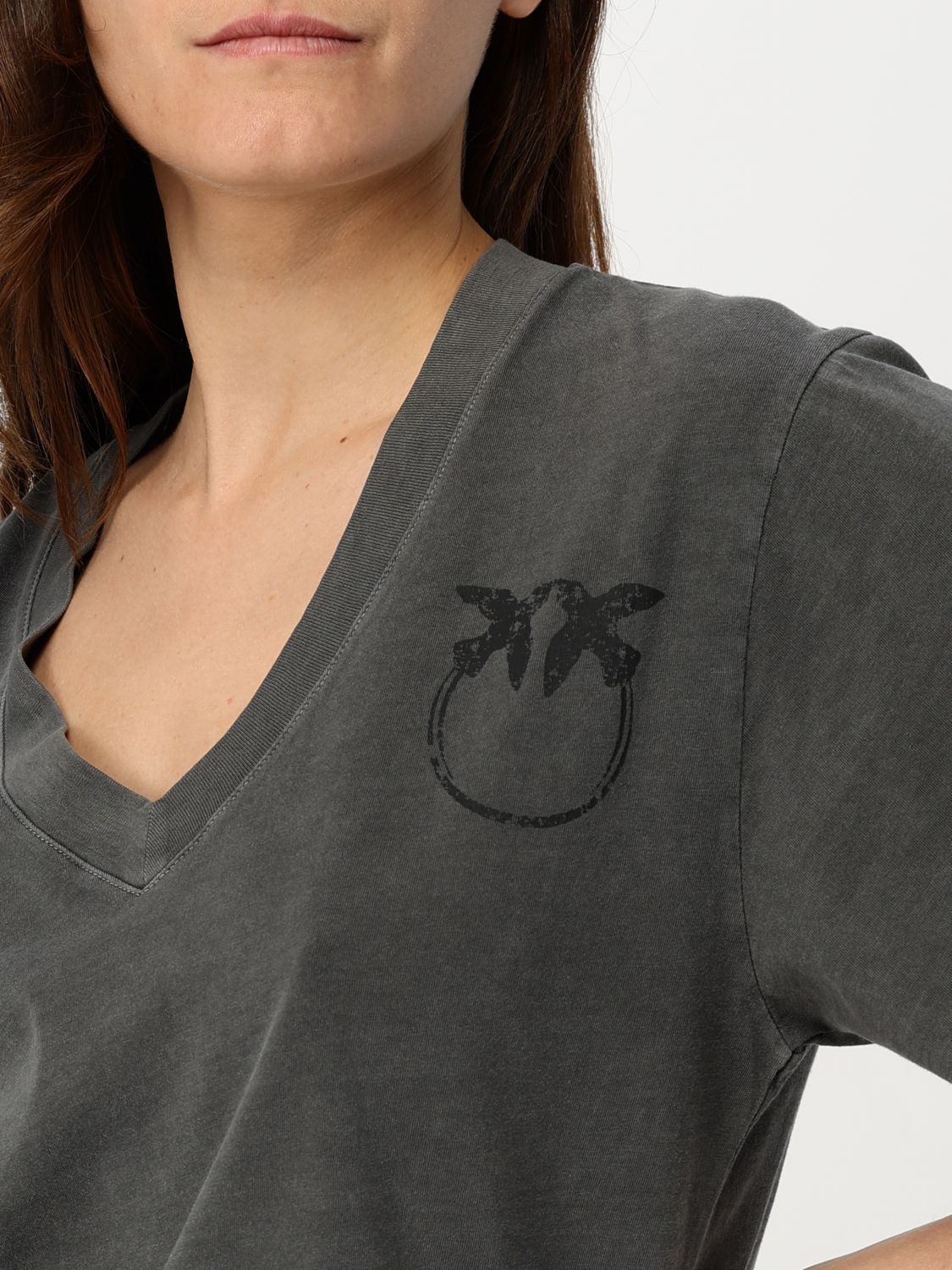 Pinko T Shirt Woman Grey