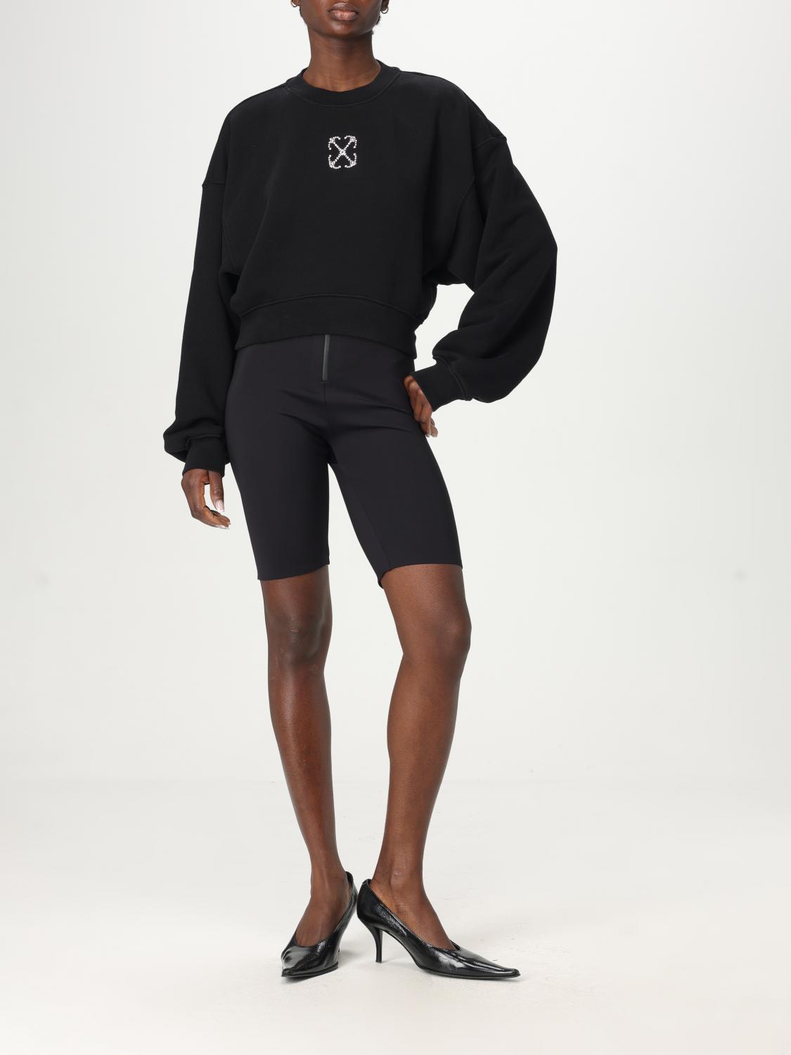 Off White Sweatshirt Woman Black