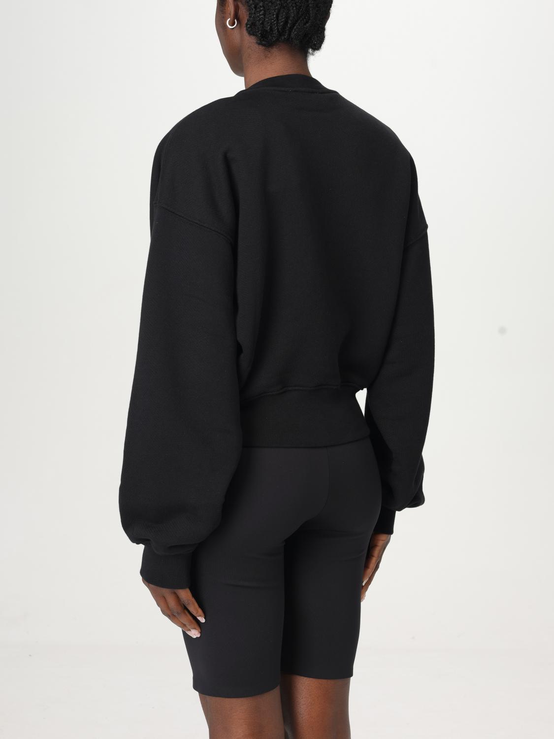 Off White Sweatshirt Woman Black