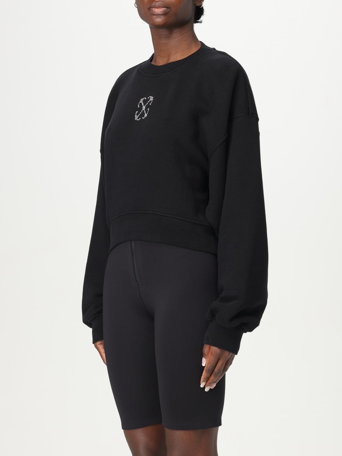 Off White Sweatshirt Woman Black