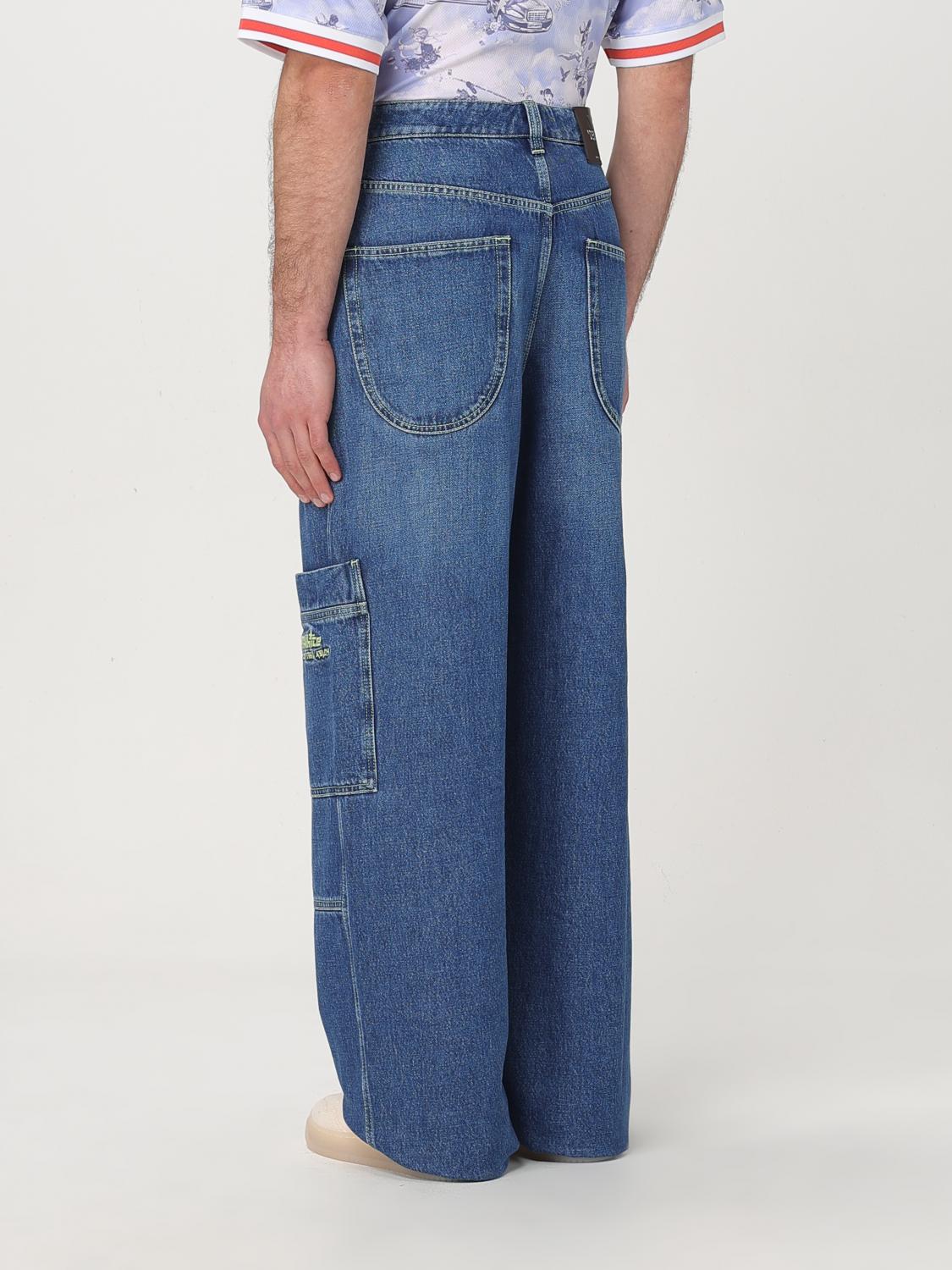 Off White Jeans Men Blue