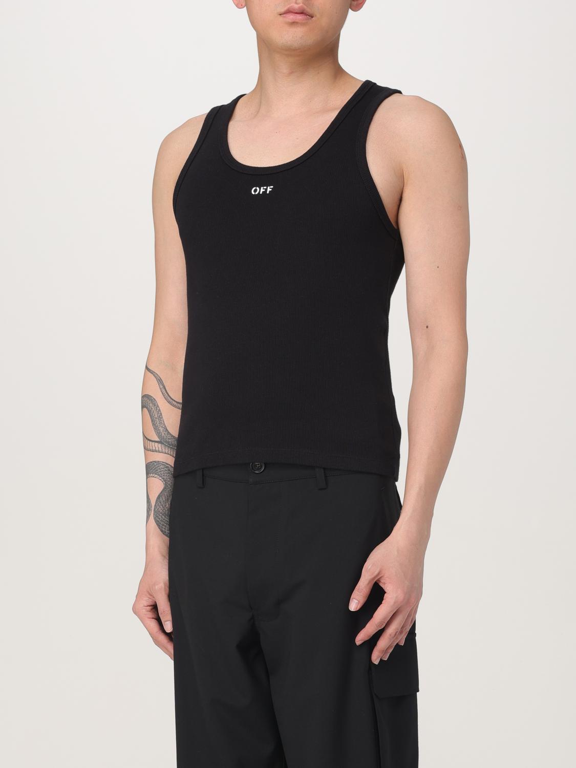 Off White Tank Top Men White