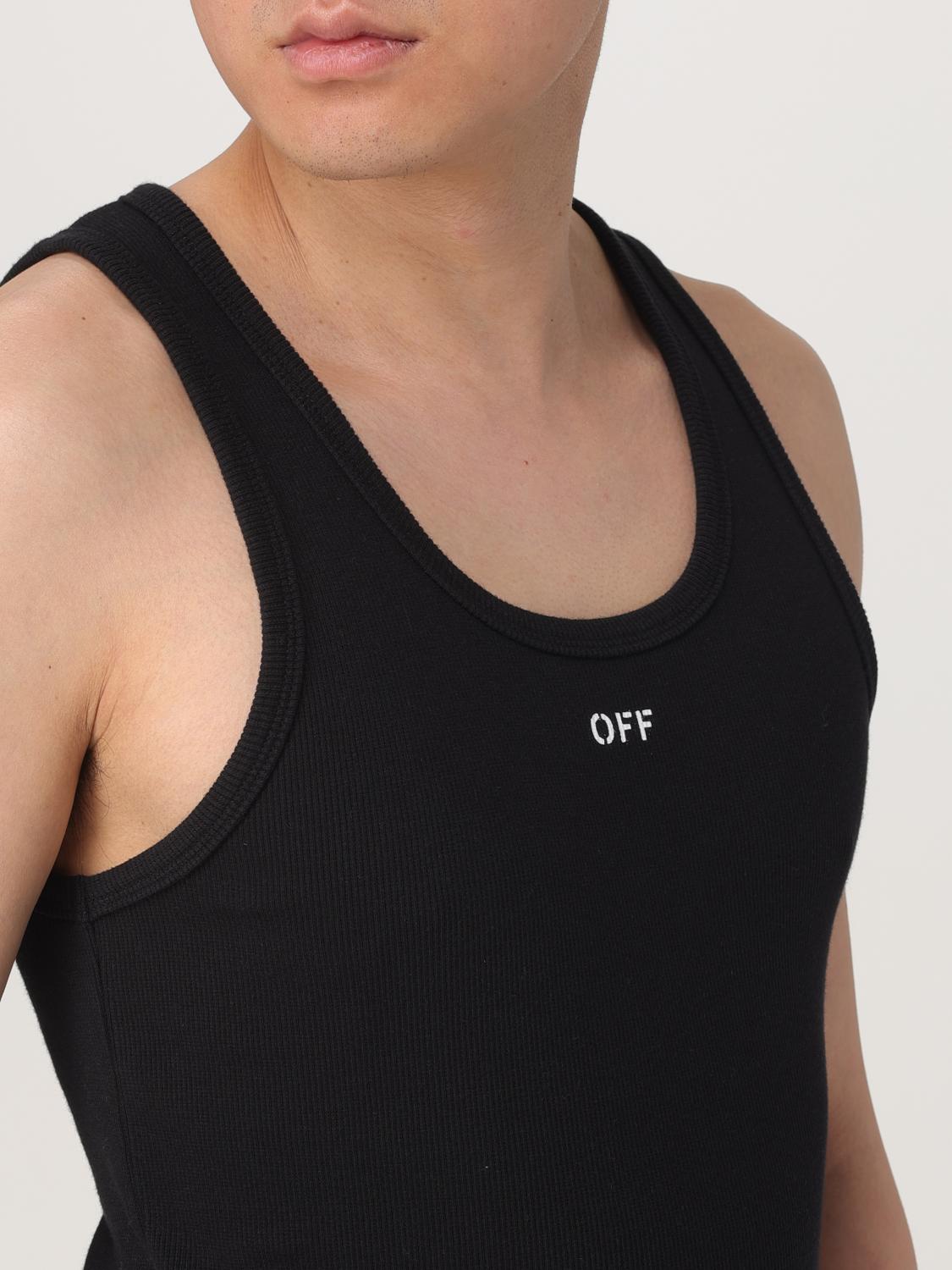 Off White Tank Top Men White