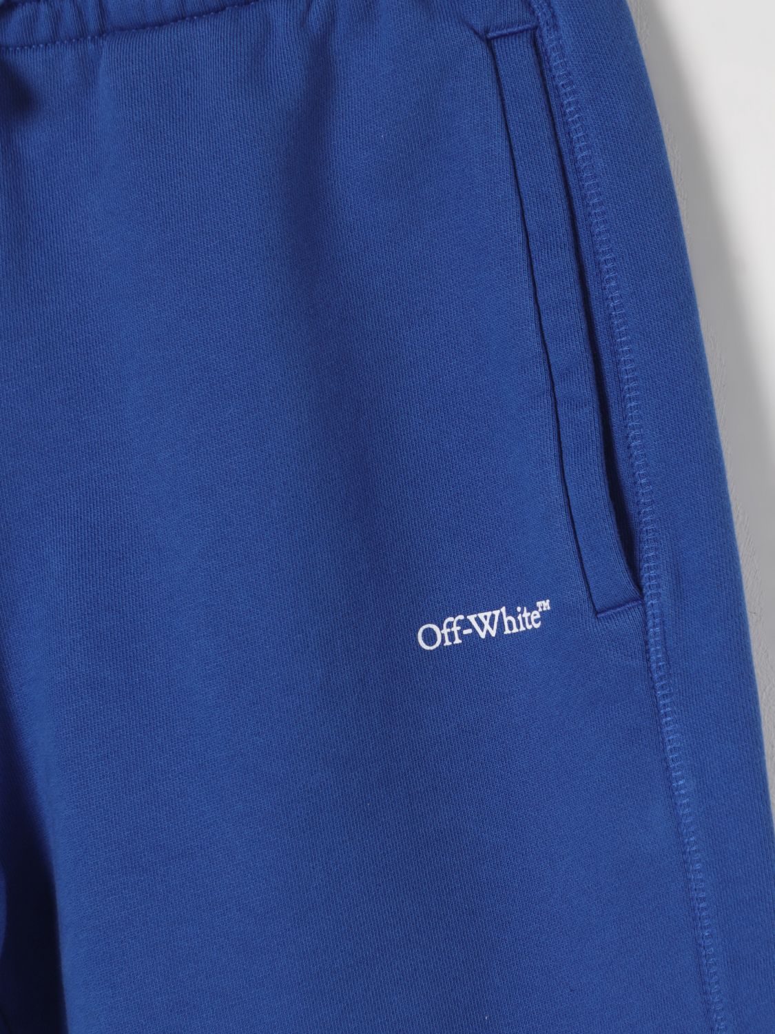 Off White Kids Shorts Kids Blue