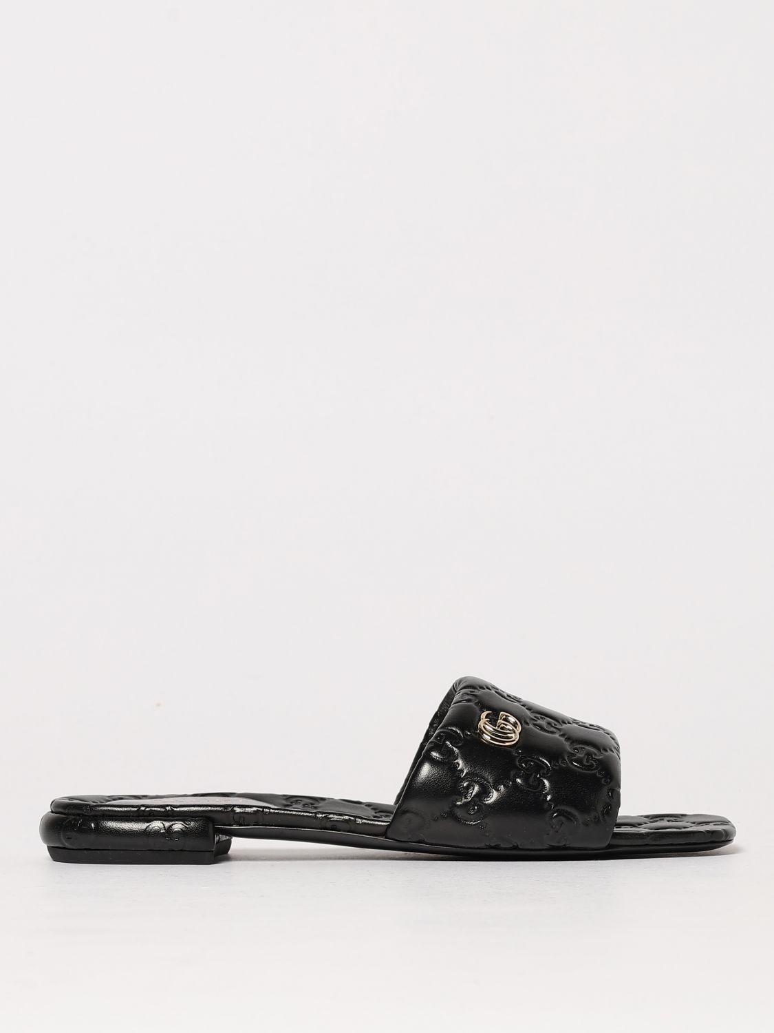 Gucci Flat Sandals Woman Black