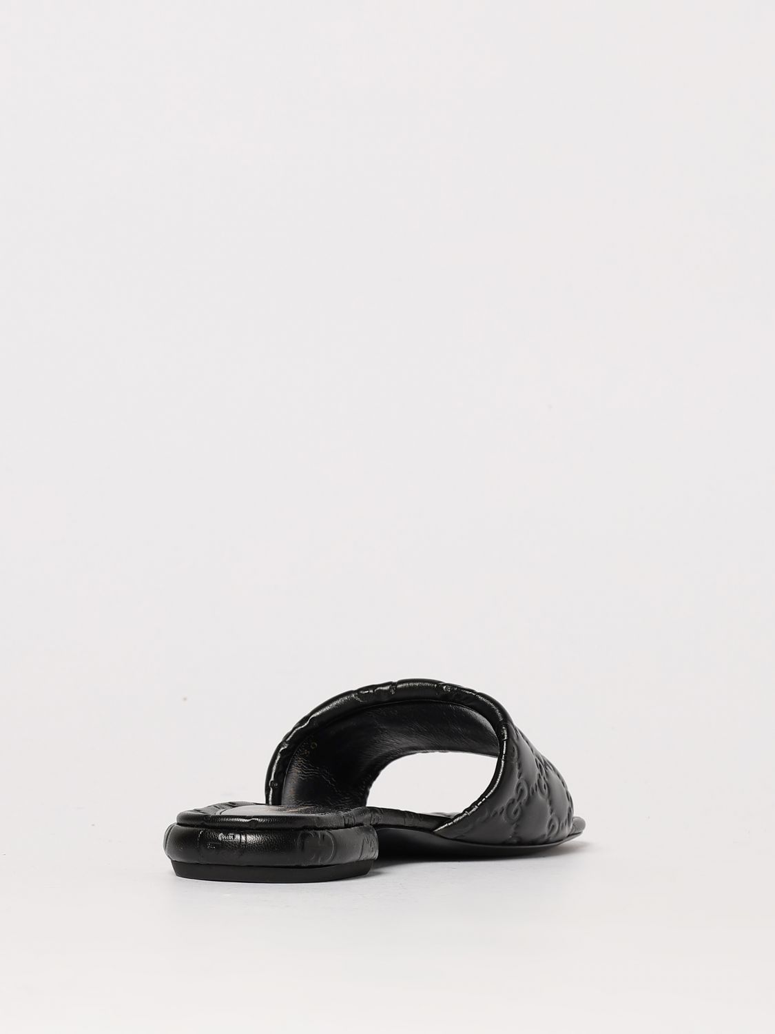 Gucci Flat Sandals Woman Black