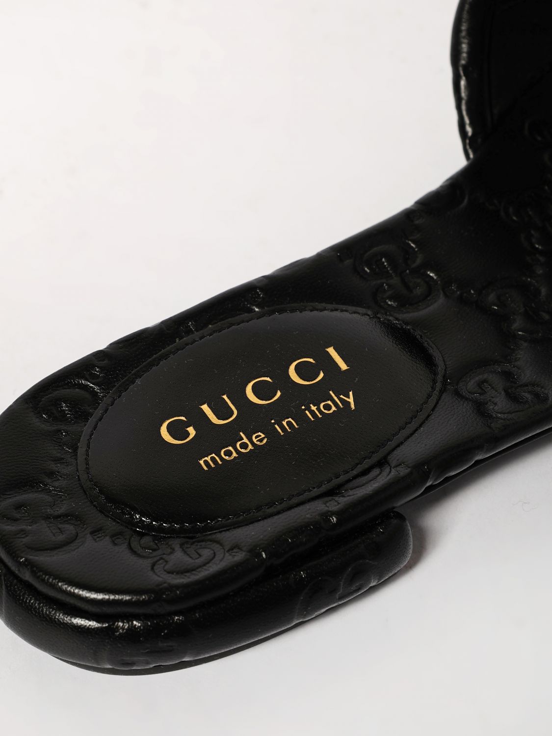 Gucci Flat Sandals Woman Black