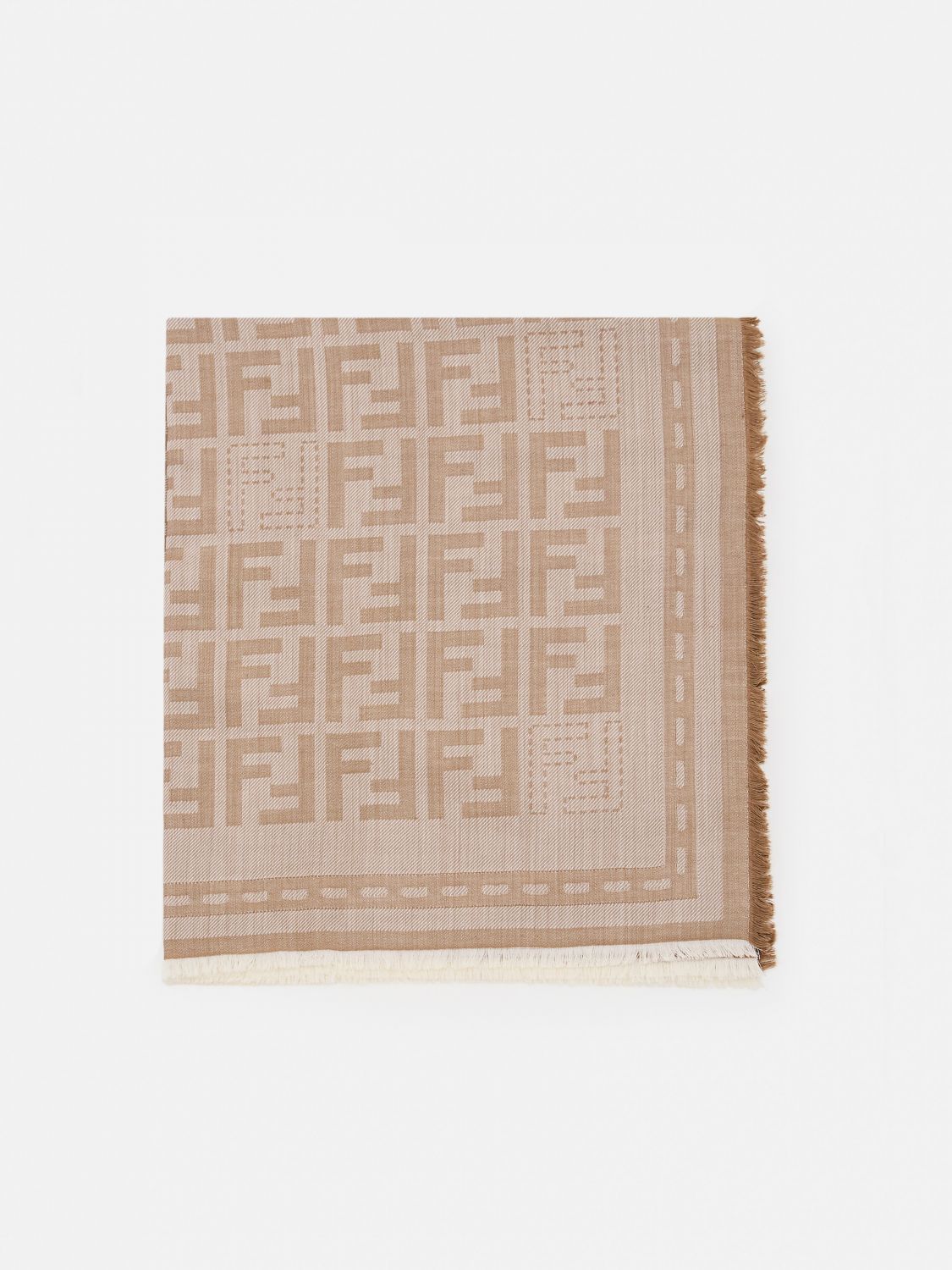 Fendi Scarf Woman Blue