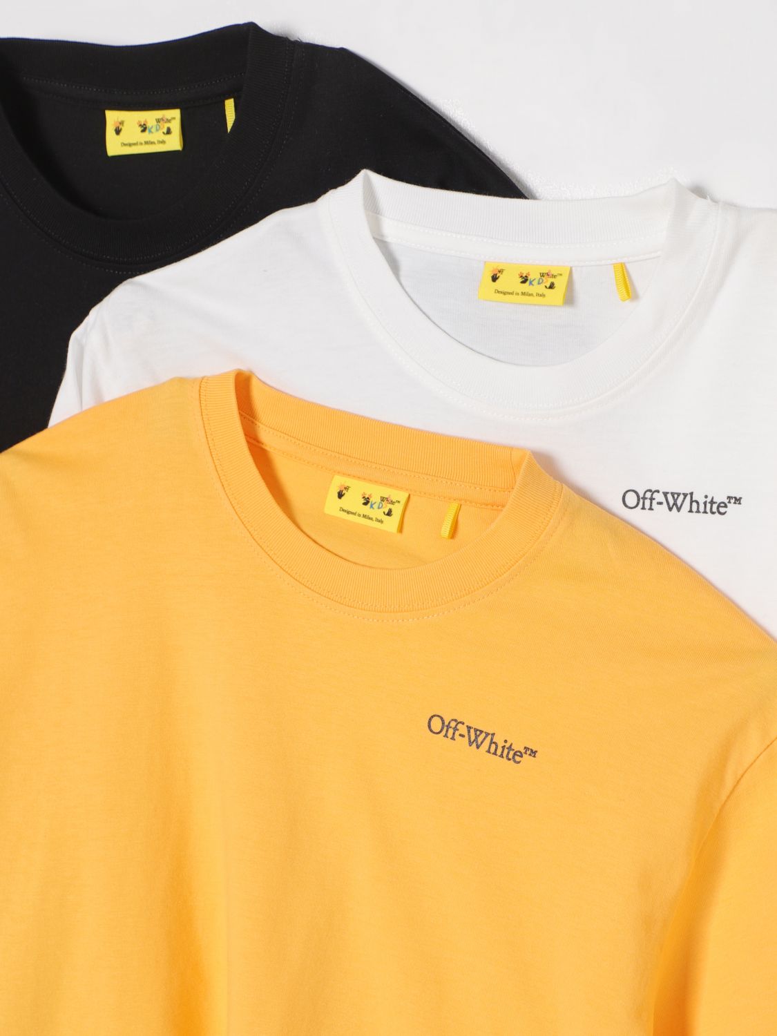 Off White Kids T Shirt Kids Multicolor