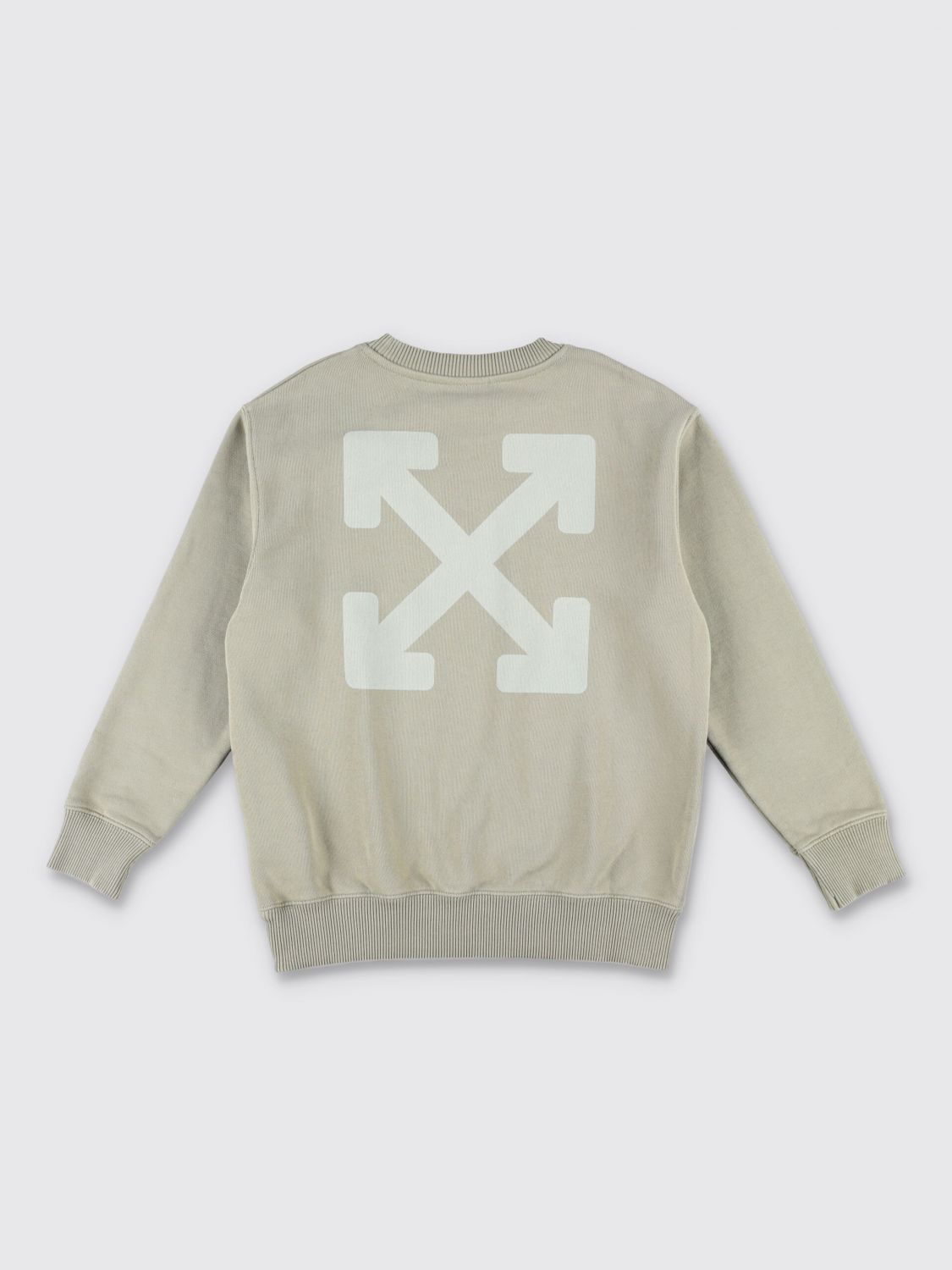 Off White Kids Sweater Kids Kaki
