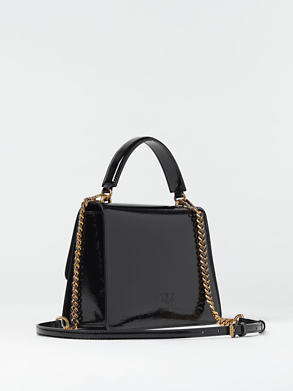 Pinko Crossbody Bags Woman Black