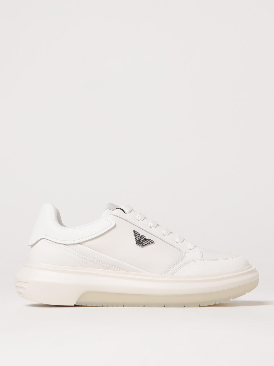 スニーカー EMPORIO ARMANI Men Sneakers Beige X4X633XR325 M801 Nubuck sneakers with knurled soles | Emporio Armani