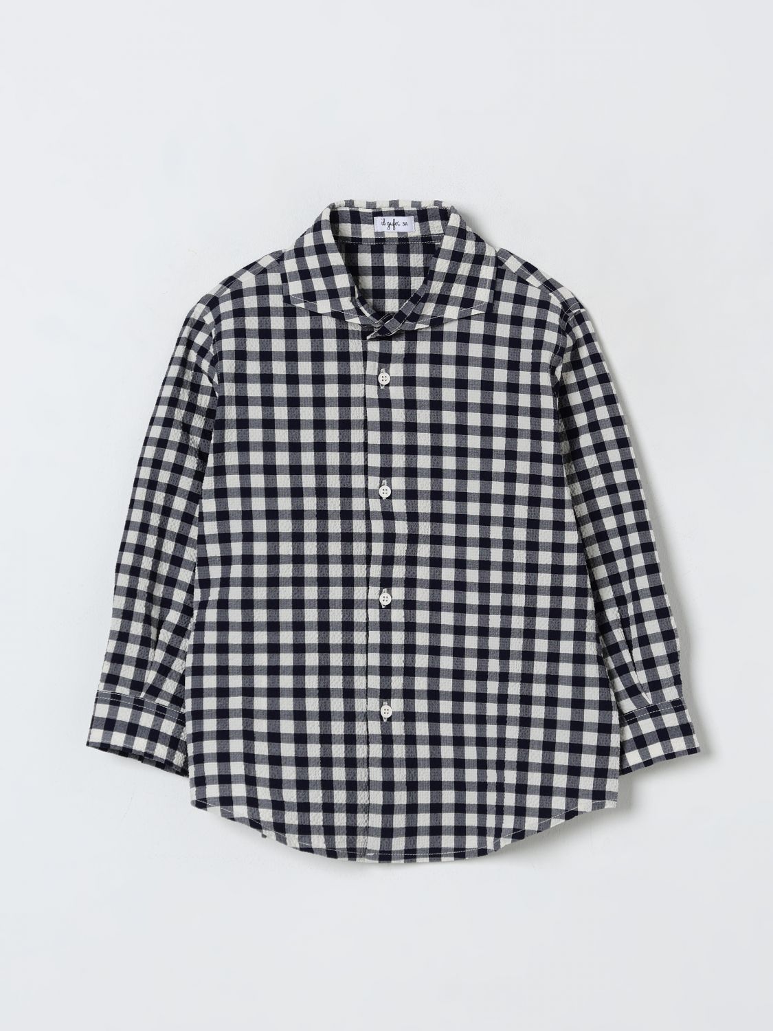 Il Gufo Shirt Kids Blue