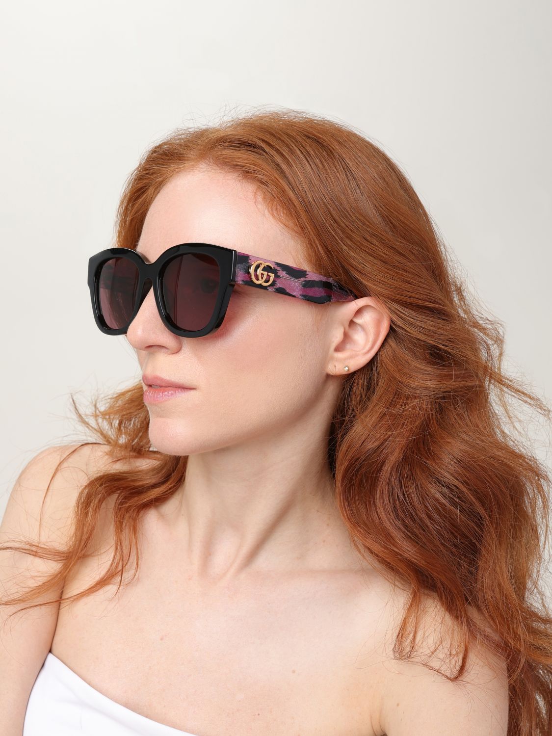 Gucci Sunglasses Woman Black 1
