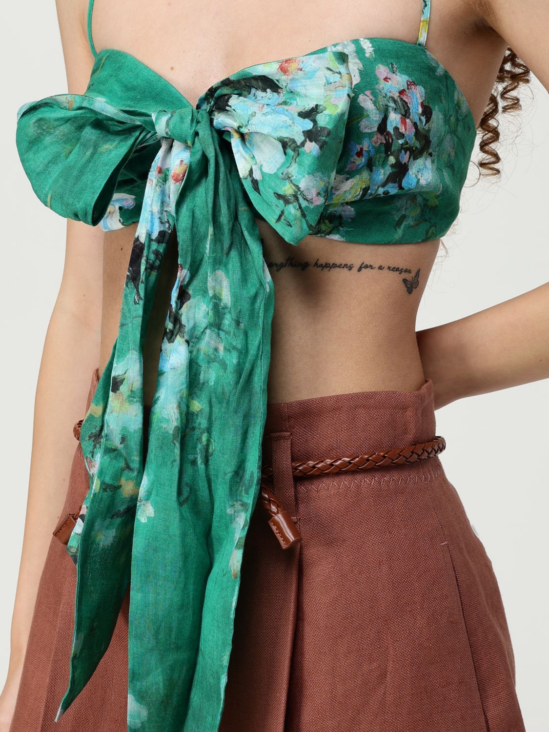 Zimmermann Top Woman Green
