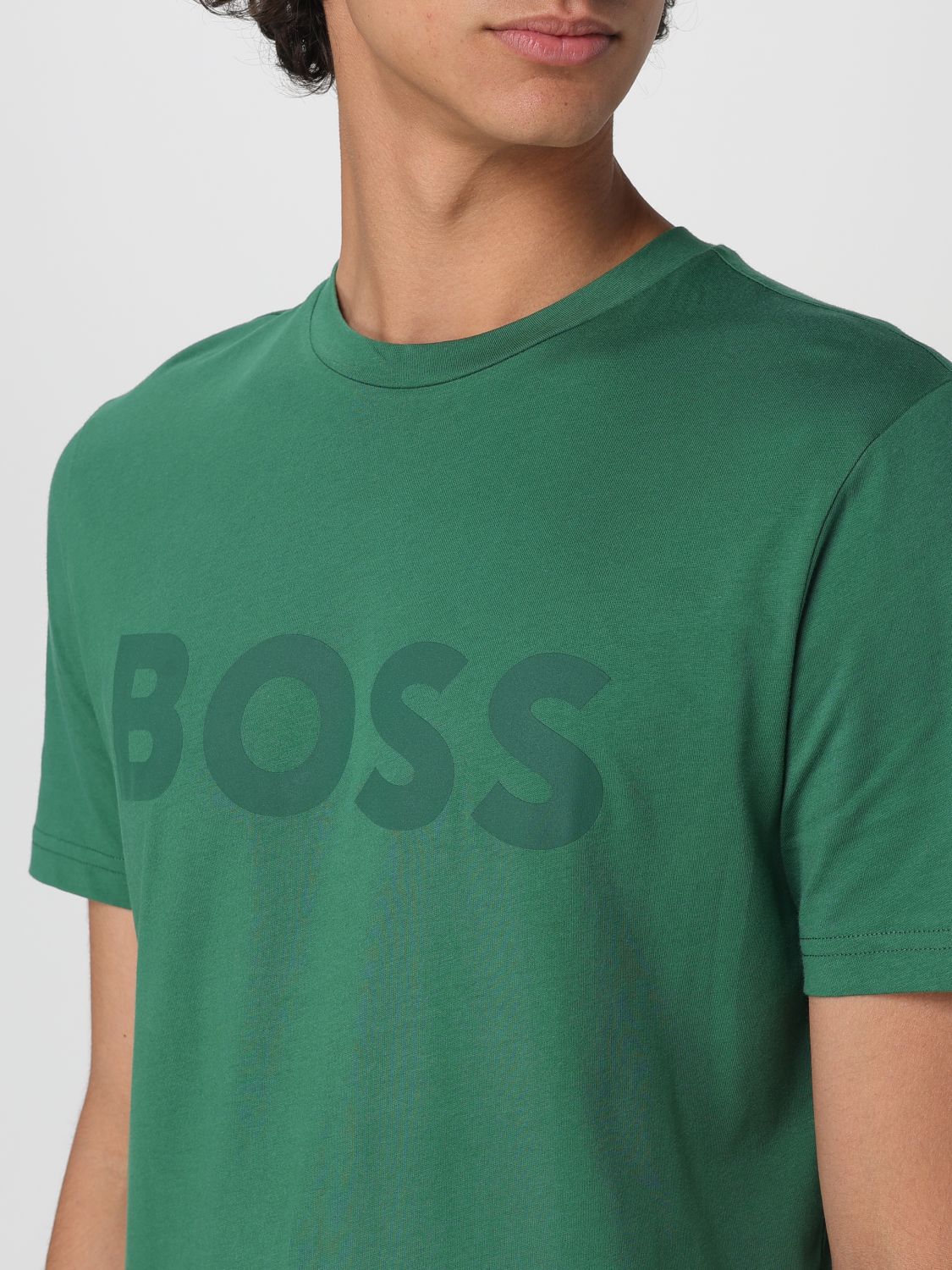 Boss T Shirt Men Green