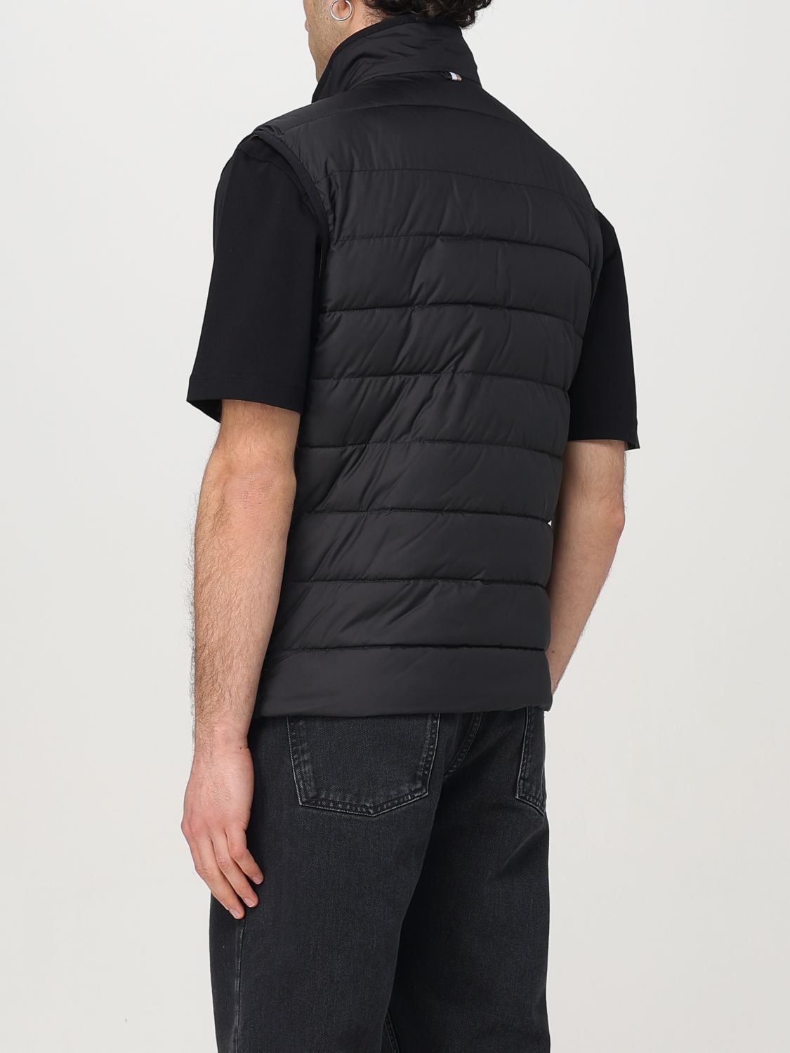 Boss Suit Vest Men Black