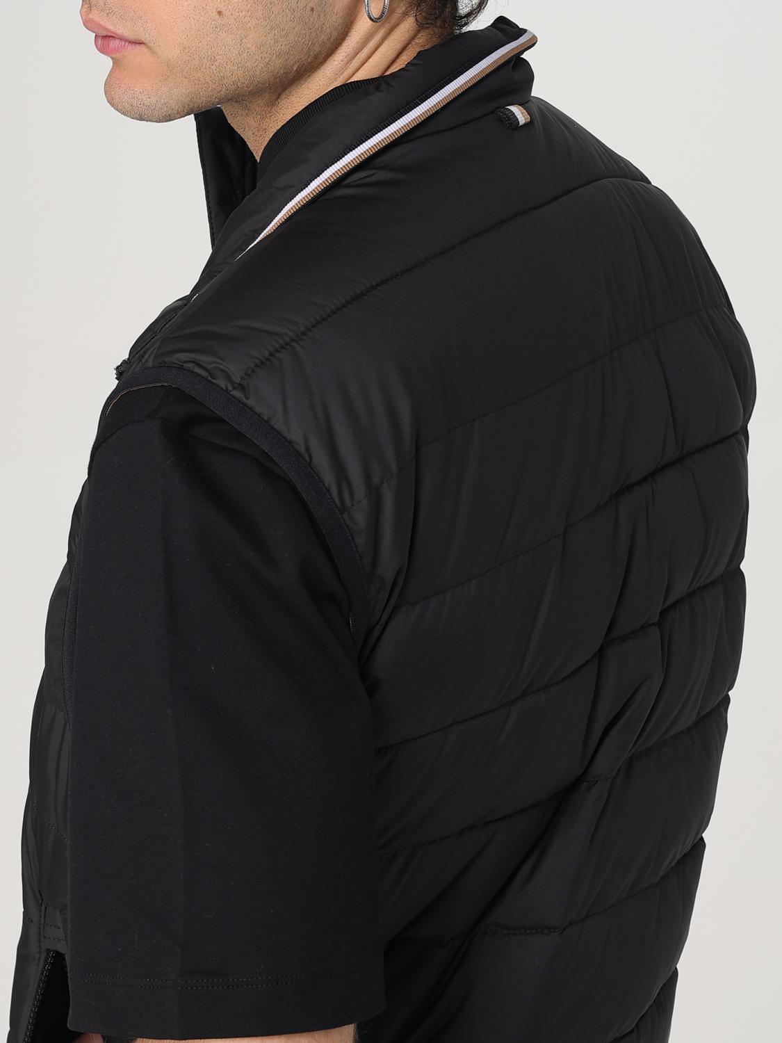 Boss Suit Vest Men Black