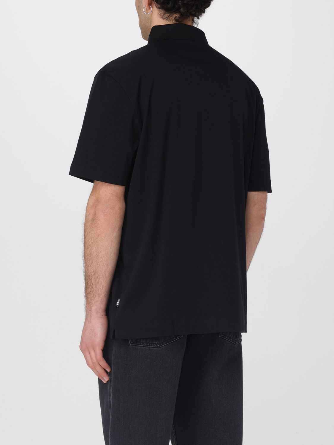 Boss Polo Shirt Men Black