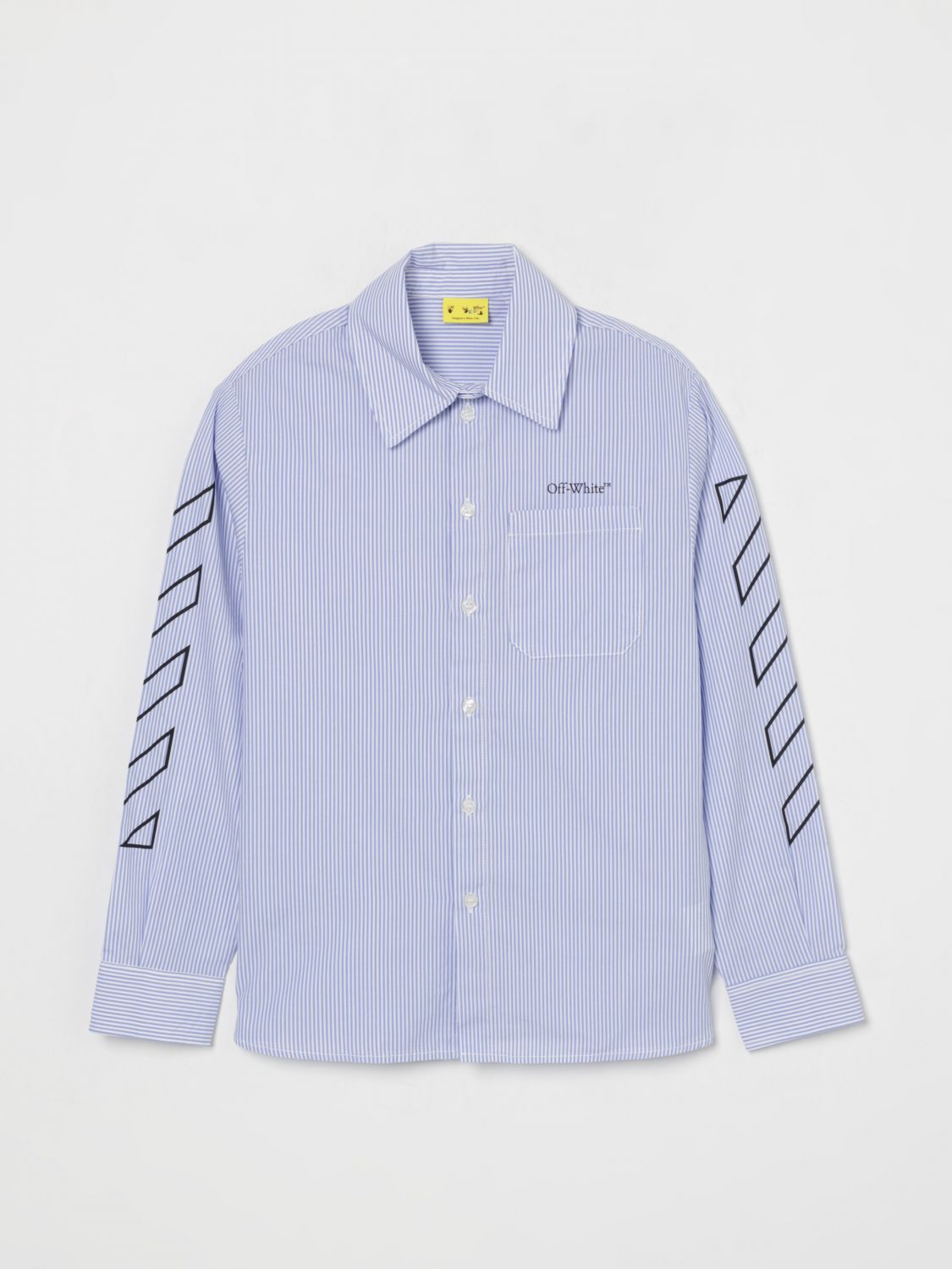 Off White Kids Shirt Kids Blue