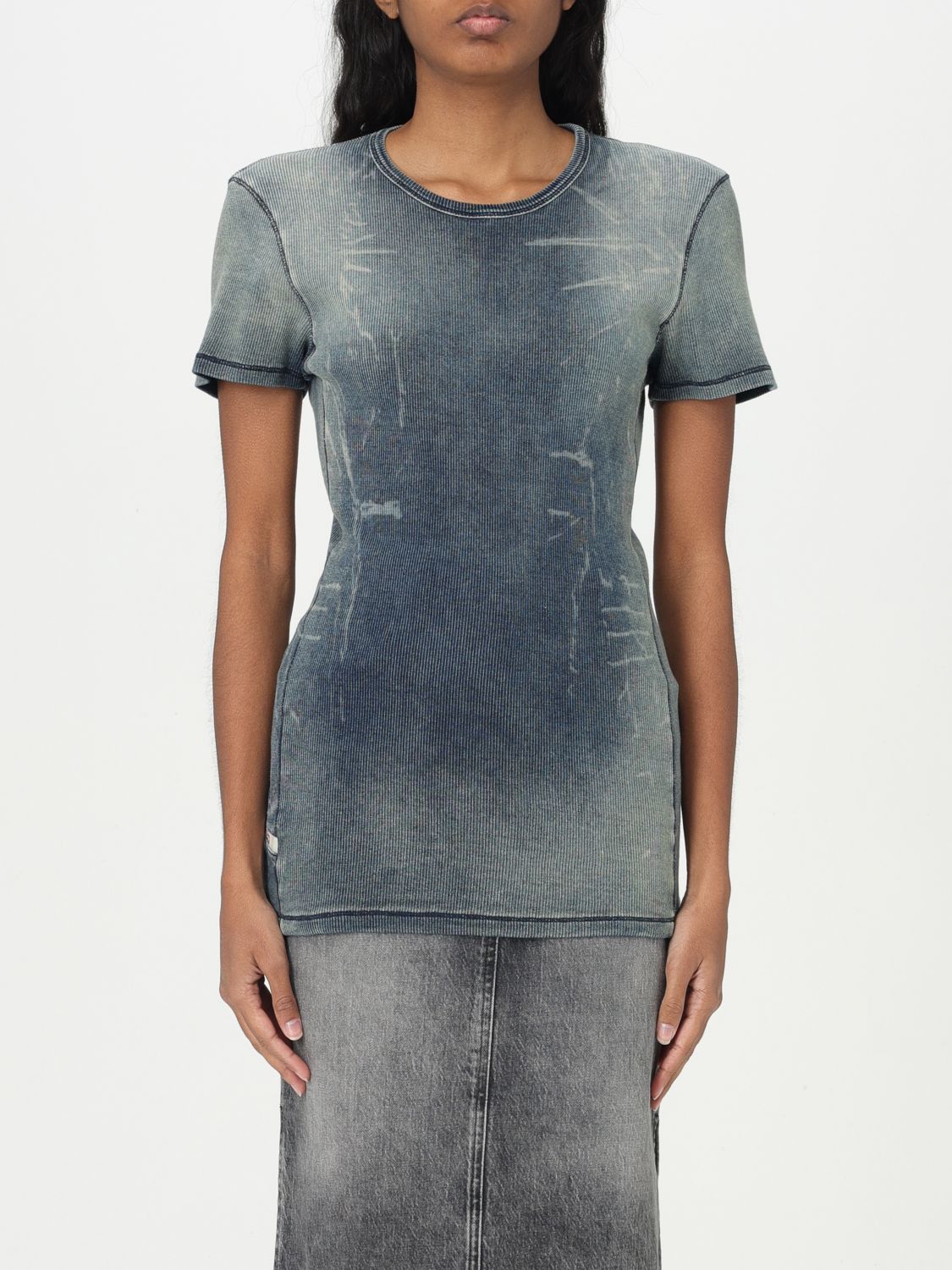 Diesel T Shirt Woman Blue