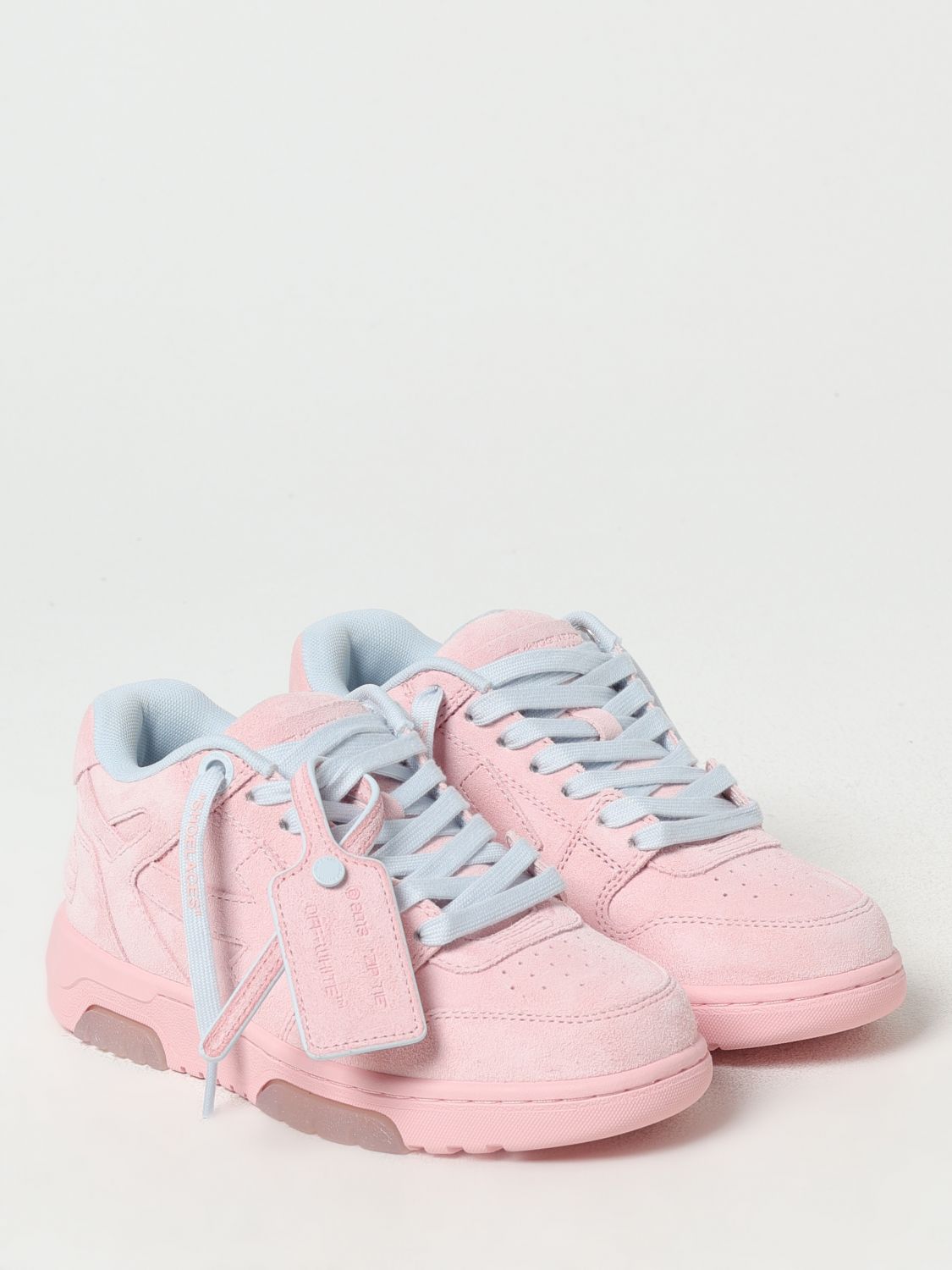 Off White Sneakers Woman Pink