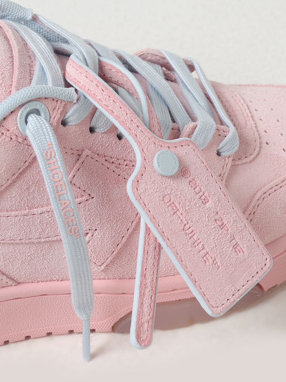 Off White Sneakers Woman Pink
