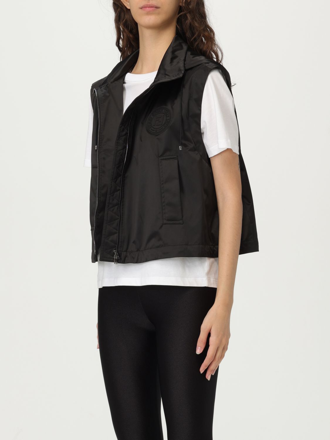 Fendi Waistcoat Woman Black