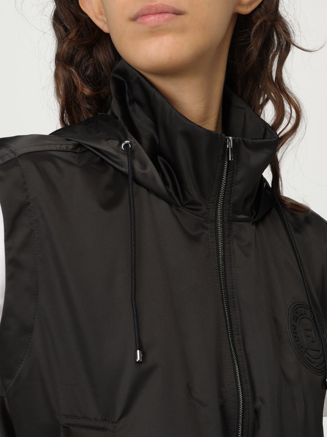 Fendi Waistcoat Woman Black